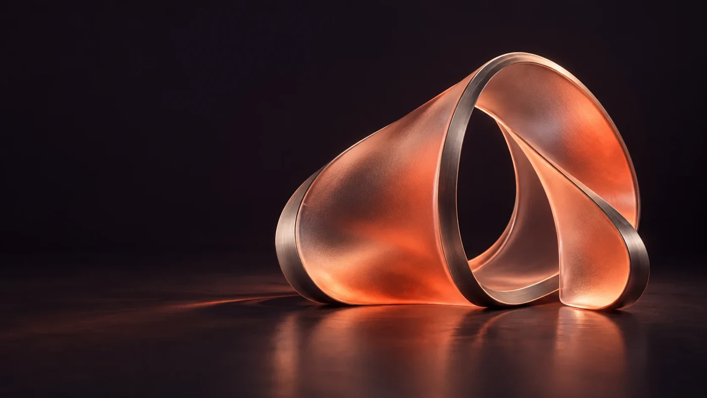 OneAI’s illuminated coral gateway sculpture